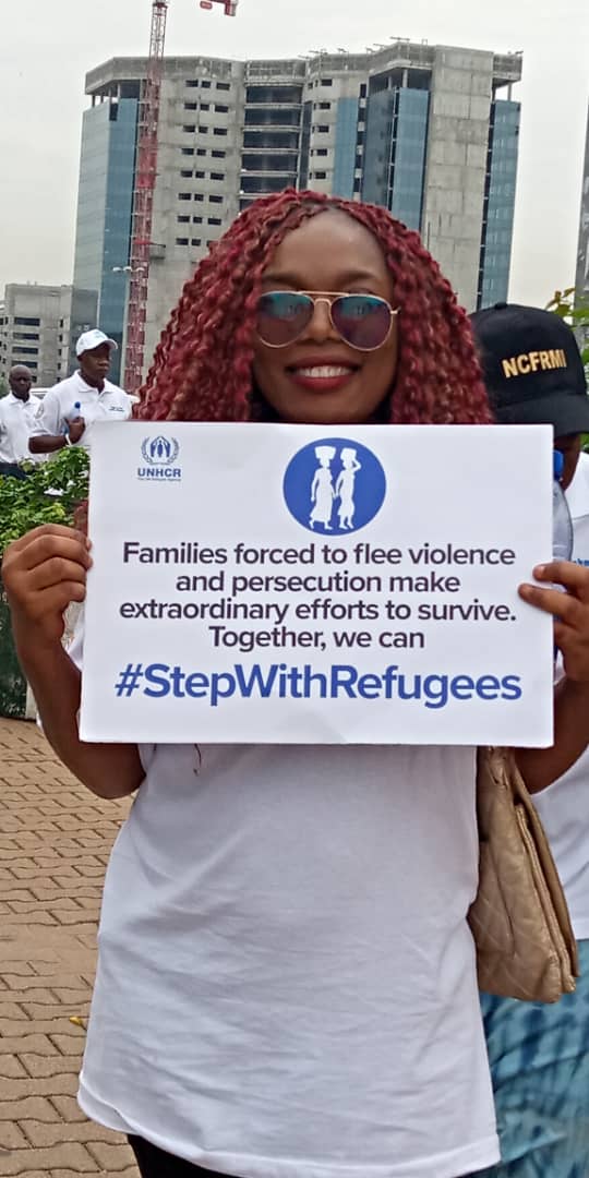 ncfrmi_ng's tweet image. Photo speaks. #RoadWalk #WorldRefugeeDay