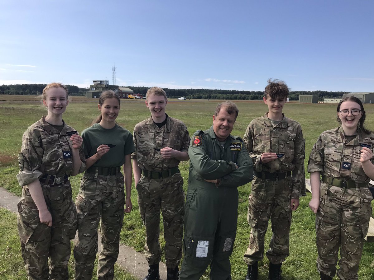 Cadets from <a href="/182SquadronATC/">182 (North Trafford)</a> and <a href="/1855sqn/">Royton Air Cadets</a> awarded blue aviation wings <a href="/10AEF/">10 AEF</a> this afternoon. <a href="/OC182SqnATC/">WO Kevin O'Brien</a> @oc1855