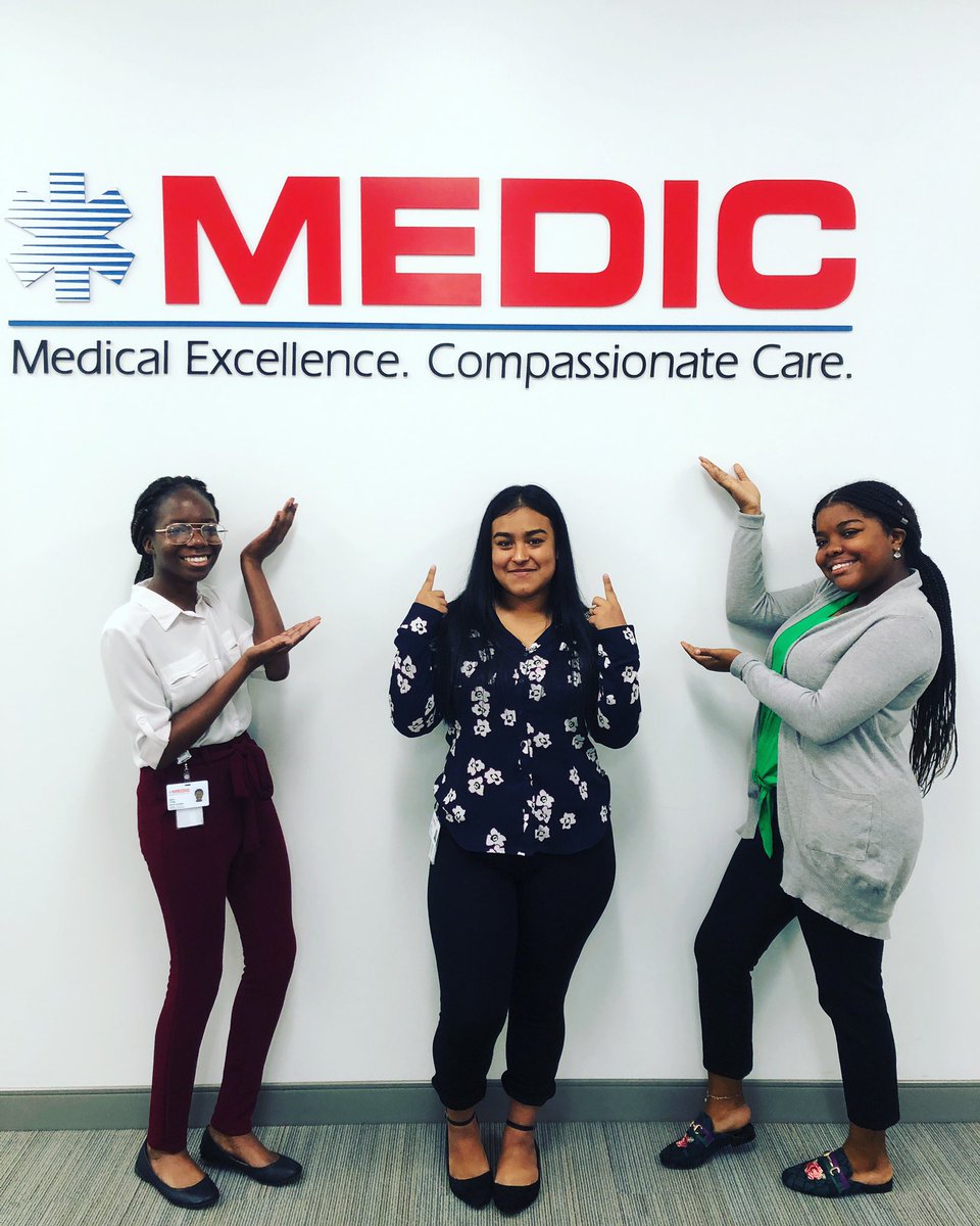 MecklenburgEMS's tweet photo. These fresh faces belong to our new interns from the Mayors Youth Employment Program (MYEP). They will be working and job shadowing through our administrative and operation departments.
#medic911 #charlottenc #joinmedic #emt #paramedicstudent #emtstudent #911 #myep https://t.co/O2l2xMHjeg