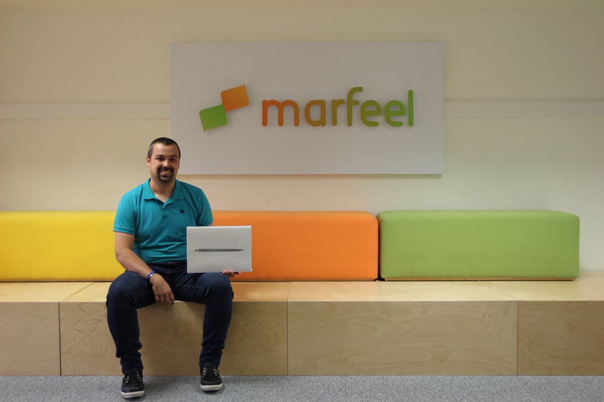 marfeel's tweet photo. Congratulations to David Martos, who won a Macbook Air on our competition during #DevOps Barcelona!

#adtech #marfeel #startup #devopsbarcelona https://t.co/m2ch1vrl0W