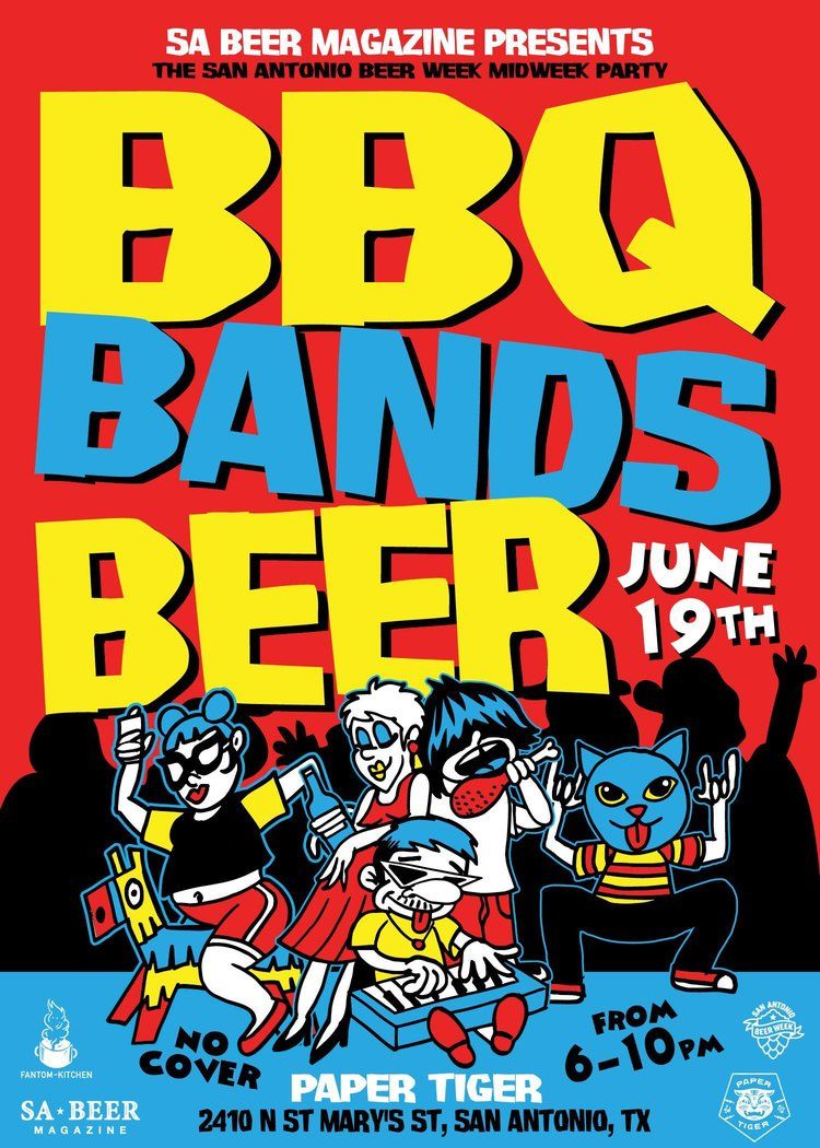 freetailbrewing's tweet photo. SA Beer Week is in full swing! Check us out at the @sabeerweek Midweek Party, presented by @sabeermag, tonight at the @papertigersa!
Cheers to celebrating local brews with local tunes and food. 🍻🎶 #HangWithALocal #SABeerWeek #CraftBeer #BeerLovers #DrinkLocal #SanAntonio https://t.co/DhiVlp3p6c