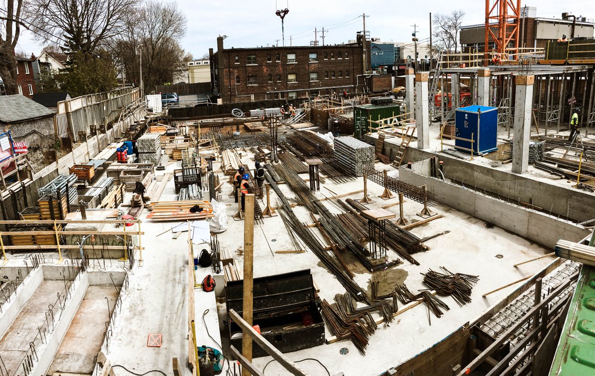 MarlinSpring's tweet image. It all starts with a vision! Every inch of West Beach Condos at Queen &amp;amp; Coxwell has been carefully planned and each detail is now being immaculately executed by our incredible team. 🏗 #MarlinSpring