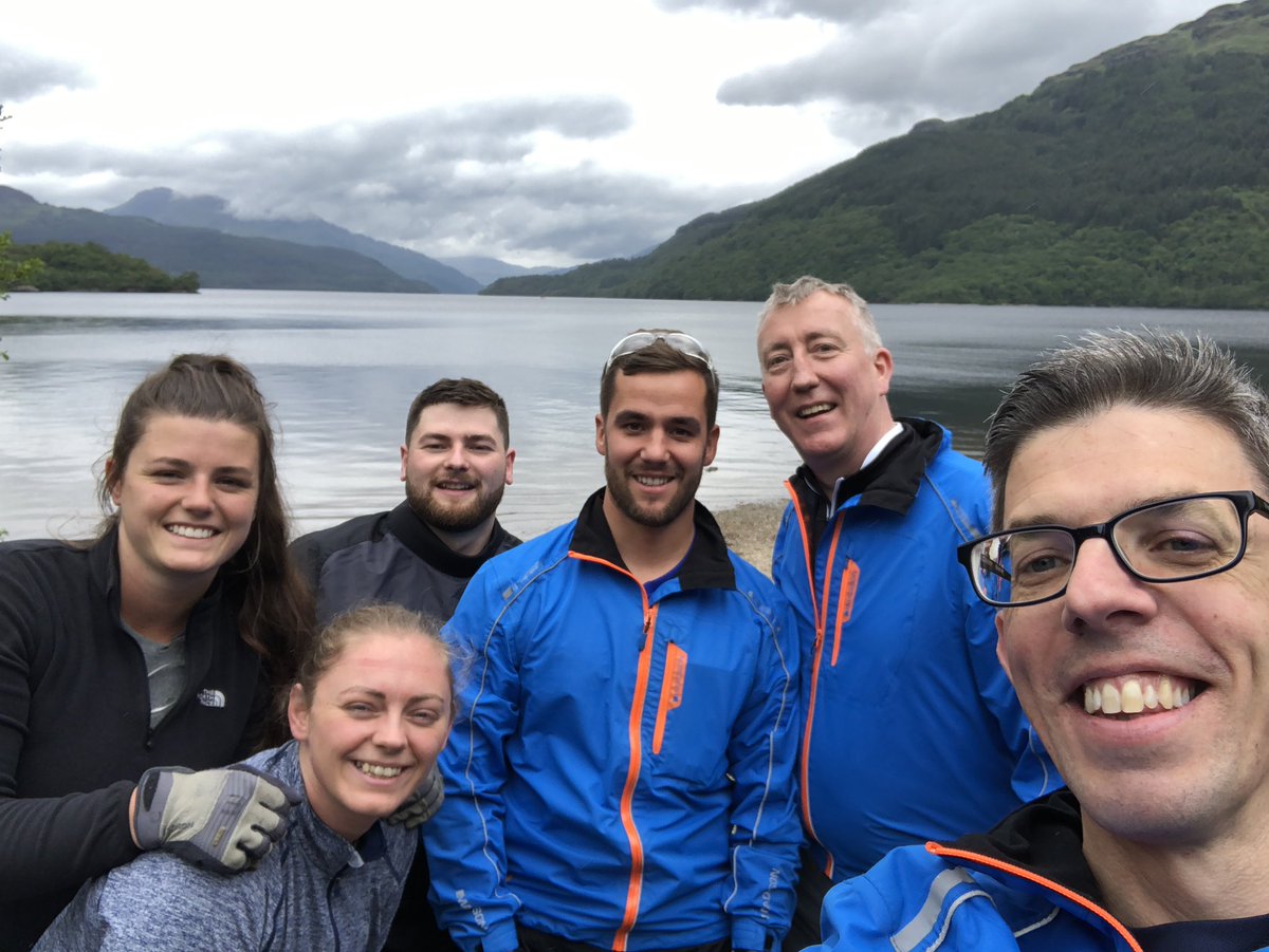 A day of #AdventurousTraining with the team @NAVYfit #Cycling and #Paddling on #LochLomond #TimeForSportNotTimeOffForSport