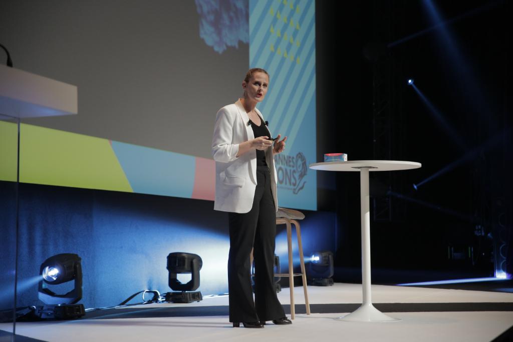 "At L'Oréal, we fundamentally believe that the future of the digital transformation is open innovation" - Lubomira Rochet, Global Chief Digital Officer #canneslions #beautytech <a href="/ljubomira/">Lubomira Rochet</a> <a href="/Cannes_Lions/">LIONS | The Home of Creativity</a>