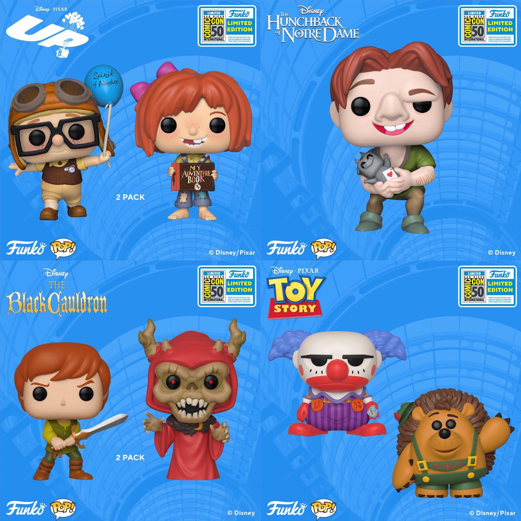 funko pop carl and ellie sdcc