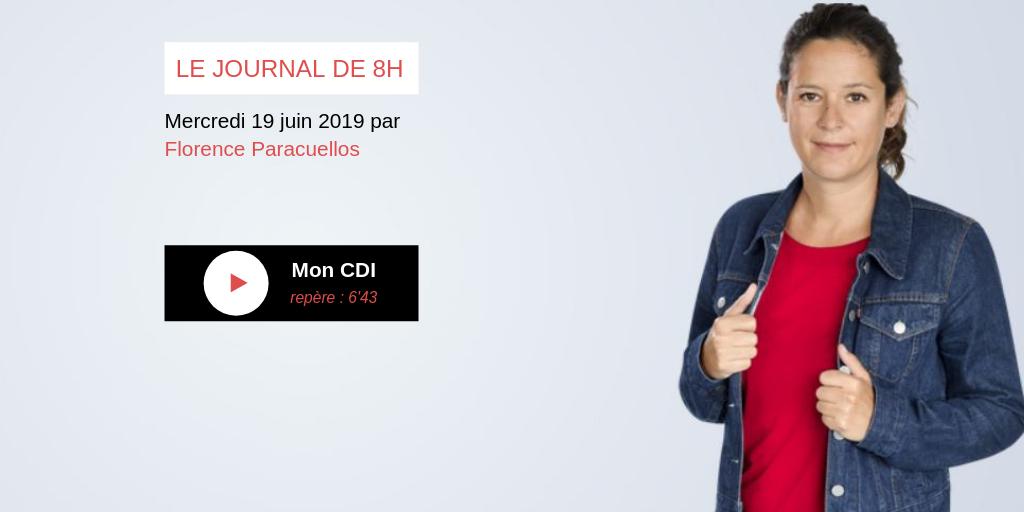 "J'ai un CDI. Je n'ai plus d'épée de Damoclès au-dessus de la tête !" 🎤😀

Reportage complet sur Mon CDI, diffusé ce matin sur <a href="/franceinter/">France Inter</a>, à réécouter dès maintenant ici (minute 6'43) ➡️franceinter.fr/emissions/le-j… 

_ avec <a href="/PBazinGroupePsc/">Philippe Bazin</a>, fondateur de Mon CDI