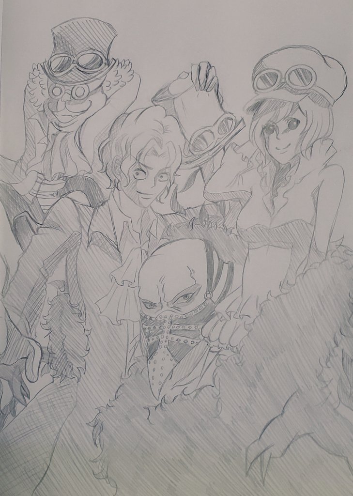 飴玉cheek ワンピース 革命軍 サボ コアラ イラスト イラスト好きな人と繋がりたい 絵描きさんとつながりたい アナログ絵師さんと繋がりたい アナログ らくがき 落書き ワンピース革命軍