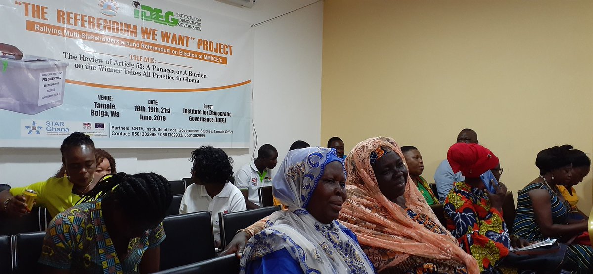 teeregh's tweet photo. TEERE is participating in workshop on the theme" Review of Article 55: A panacea or a burden on winner takes all practice in Ghana". Should political  parties take part in local assembly elections?? Thanks to @norsaac @IDEGGhana @riseghana @STARGhana https://t.co/qUojvOxobg