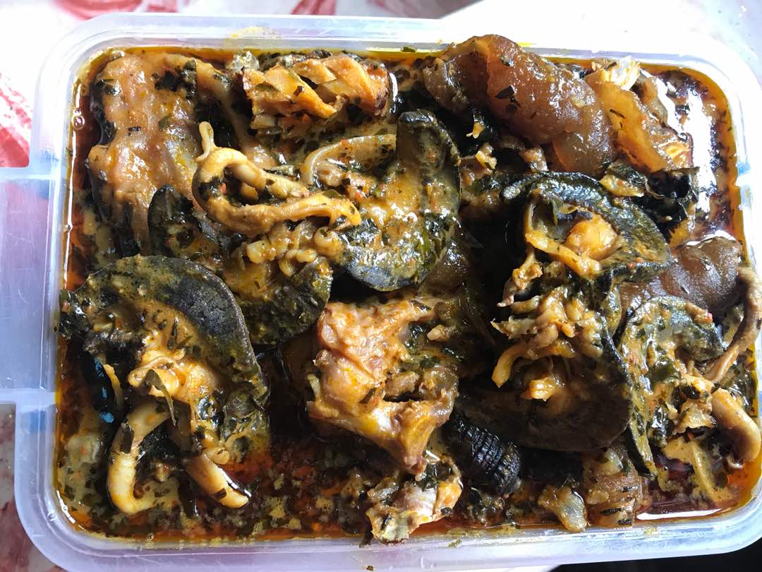 akwasoups's tweet photo. IT'S ATAMA DAY. This special delicacy is prepared with Palm nut extract (Banga) and Atama Leaves. It's so delicious and nutritious. From the picture you can see that it's rich too. Call 08102380414 now to place your orders. #AkwaIbomTwitter #AkwaIbomssoups #Lagoskitchen https://t.co/KQaYNN3xaS