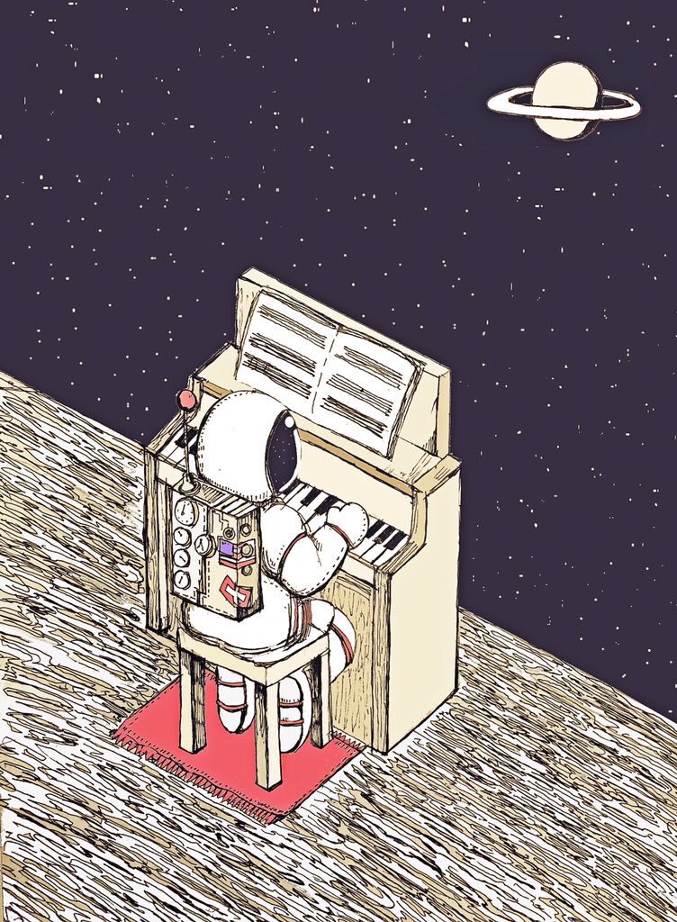 宇宙飛行士メインで描いていた頃の絵です。