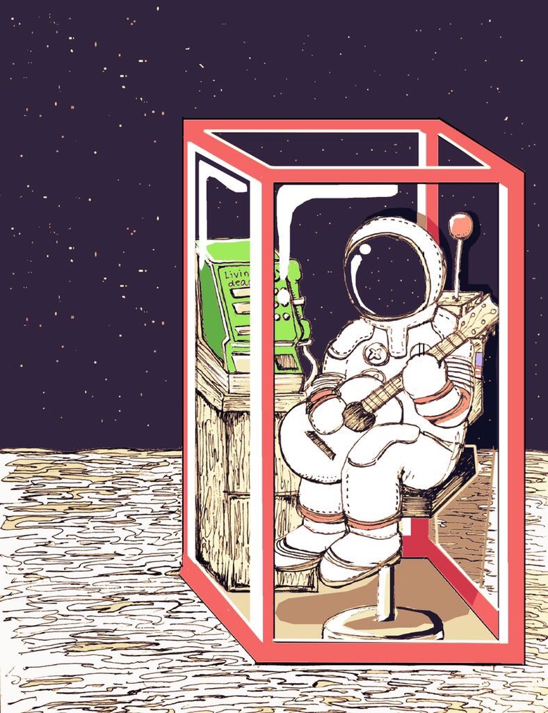 宇宙飛行士メインで描いていた頃の絵です。