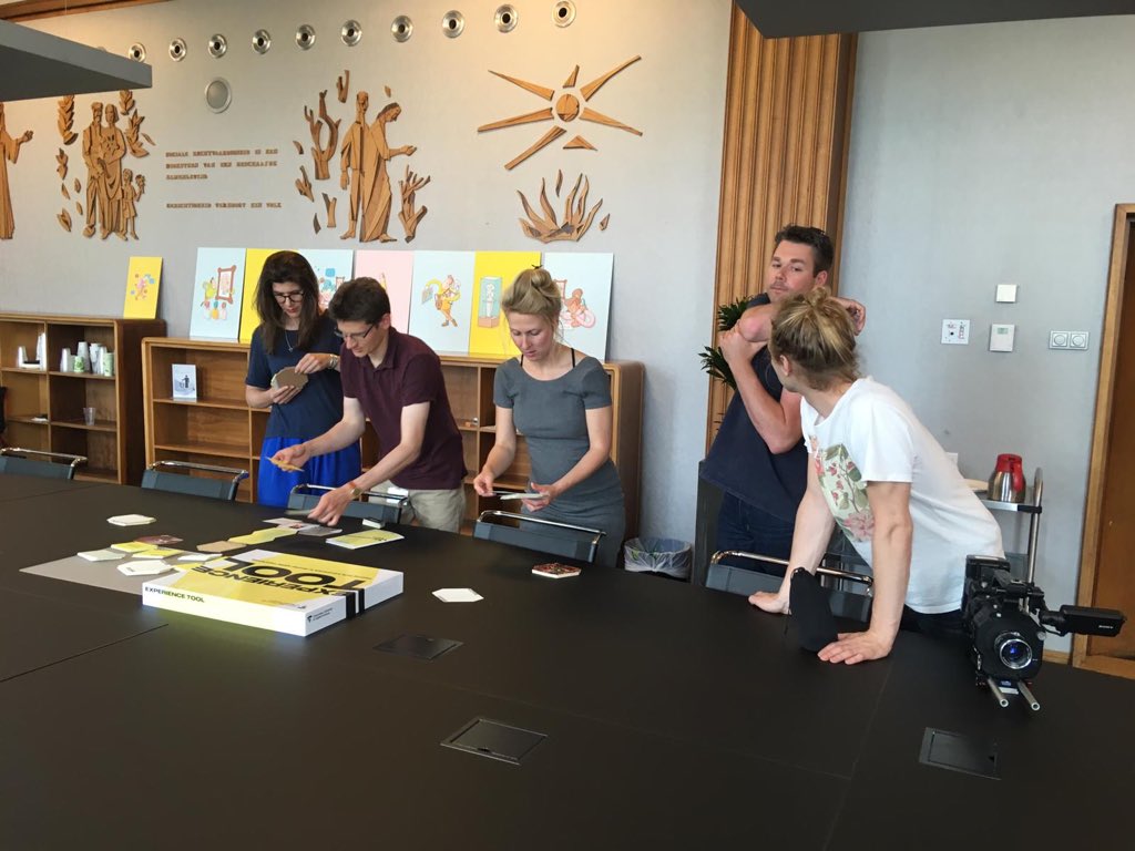 Opnames voor outburst #hva. Komen jullie ook allemaal langs tussen 1 en 5 juli op de amstelcampus?