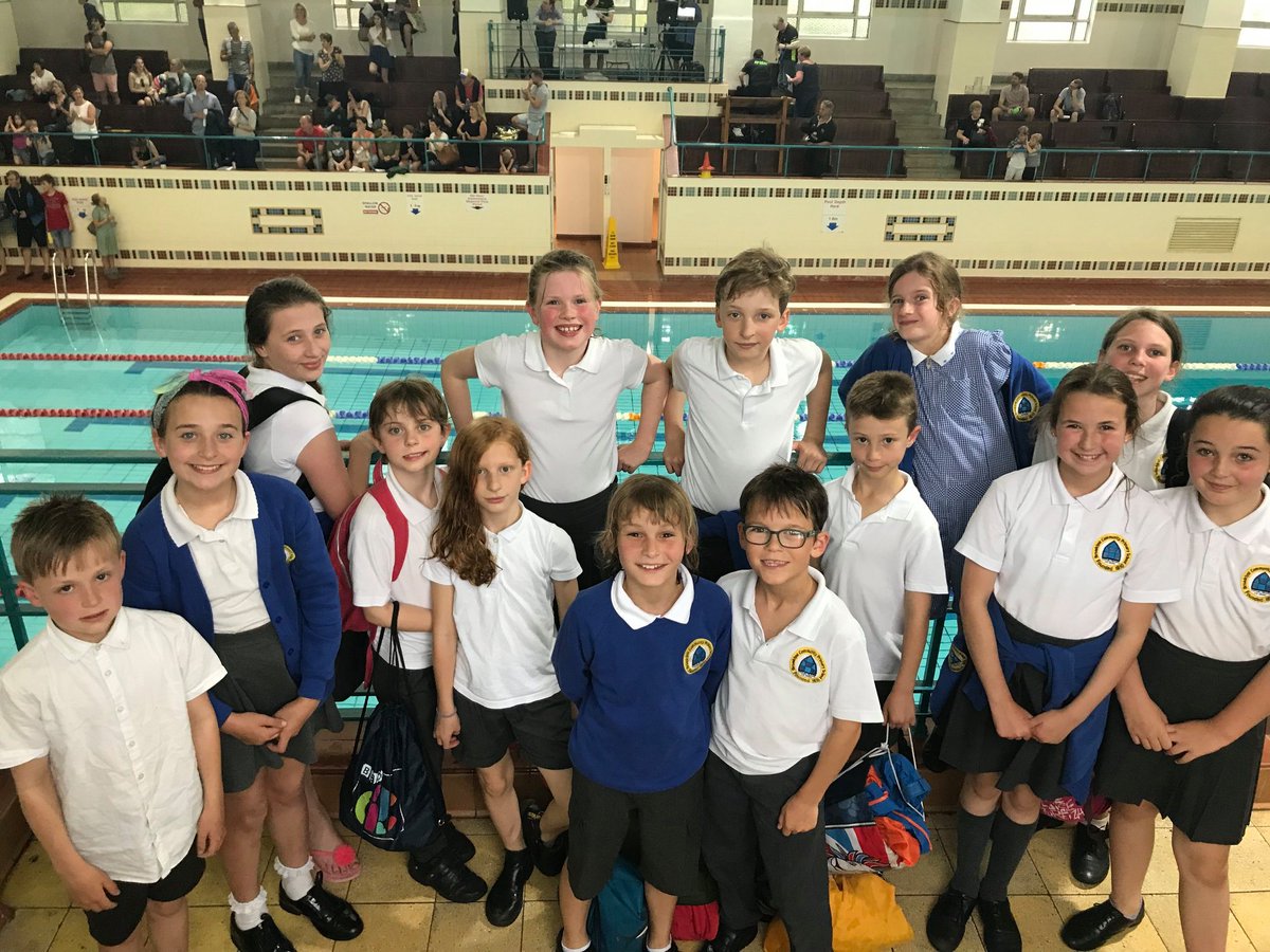 TCATSports's tweet photo. Well done for achieving 2nd place at the Exeter Primary School Gala @BCPSchool swimming squad! The team all did fantastically in their races with the girls winning their freestyle relay and the boys coming 2nd in their freestyle relay. A brilliant evening of swimming! https://t.co/RsWDJcQomk