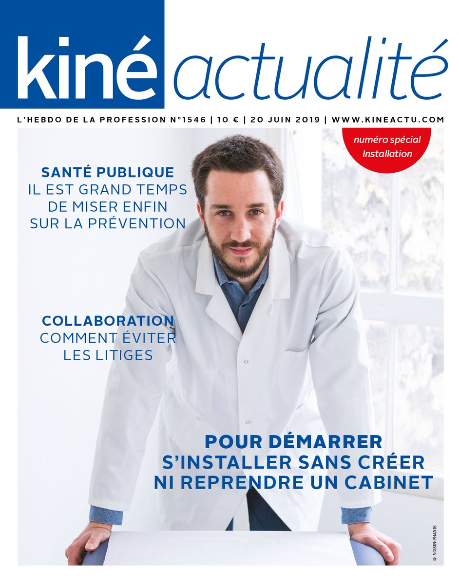 KineActualite's tweet photo. Demain dans votre boîtes aux lettres et sur le site et l'application @KineActualite Un numéro spécial #installation qui devrait intéresser les jeunes diplômés @La_FNEK @AntoineD_FNEK https://t.co/7RnfAcOkxu