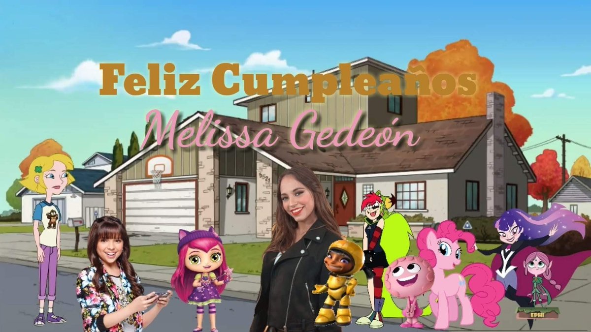 Camelo2017's tweet photo. Feliz Cumpleaños @meligmusica y se lo dedicó a la imagen de sus personajes más conocidos, Dios te bendiga.
#MyLittlePony #JellyJamm #DCSuperHeroGirls #Kerwhizz #LaLeyDeMiloMurphy #Villanous #LittleCharmers #GameShakers #MarcusLevel https://t.co/dGla06cssu
