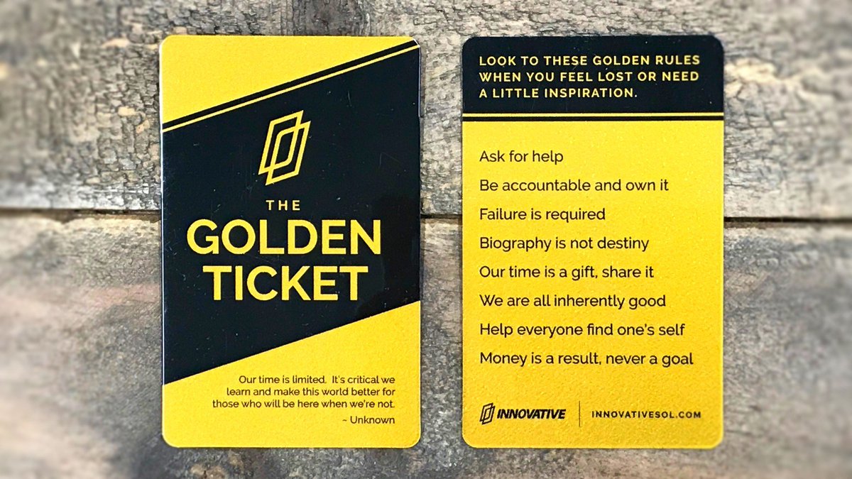InnovativeSol's tweet photo. ✌️ THE GOLDEN TICKET ✌️
LIKE this tweet if you want to learn more 🔥👍
#GoldenTicket #Culture #TogetherWeWin https://t.co/gIFO5X3WMT