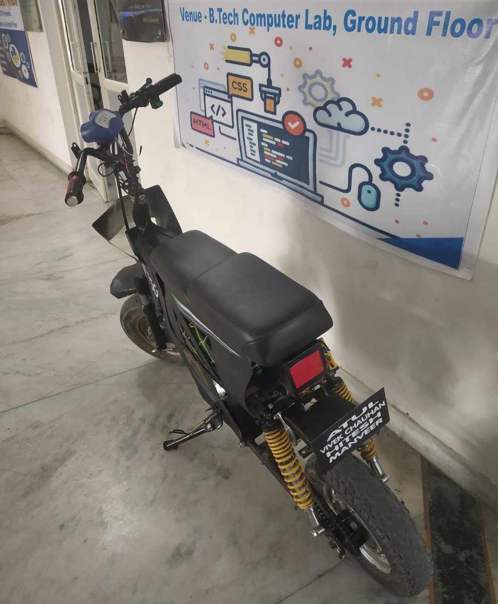 dewangrp's tweet image. Concept bike designed &amp;amp; fabricated by the final year students of Mechanical Engineering (Dewan VS Institute of Engineering &amp;amp; Technology, Meerut) with technical specifications as following:
#technicalspecifications #EngineersHub #automotive #Meerut #DVSGI