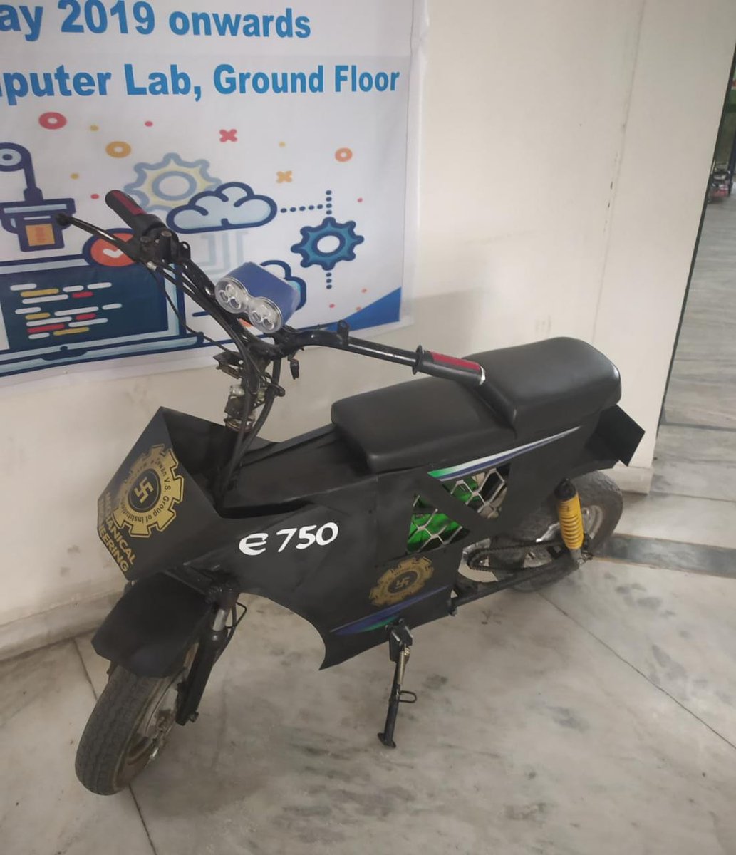 dewangrp's tweet image. Concept bike designed &amp;amp; fabricated by the final year students of Mechanical Engineering (Dewan VS Institute of Engineering &amp;amp; Technology, Meerut) with technical specifications as following:
#technicalspecifications #EngineersHub #automotive #Meerut #DVSGI