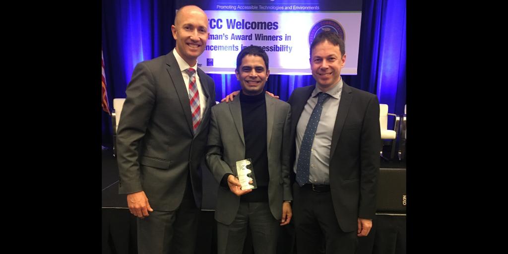 We are humbled to receive this award along with our partners <a href="/TobiiTechnology/">Tobii</a> and <a href="/EyeTechDS/">EyeTechds</a> who are creating innovative and #Inclusive tech for #Accessibility.