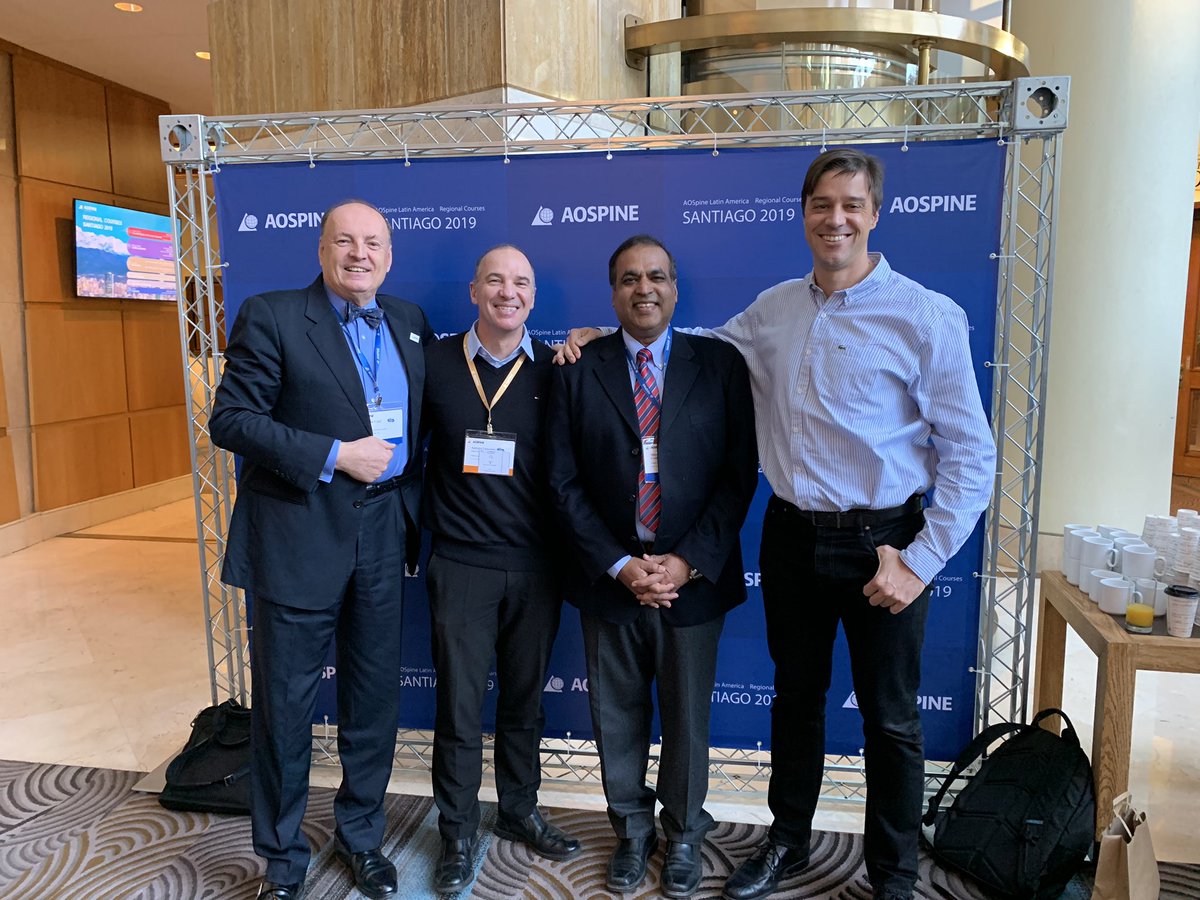 Honored to present at AOSpine Latin America In  Santiago, Chile. Great presentations, excellent discussions! #wustlortho #scoliosis #spinesurgery #AOSpine