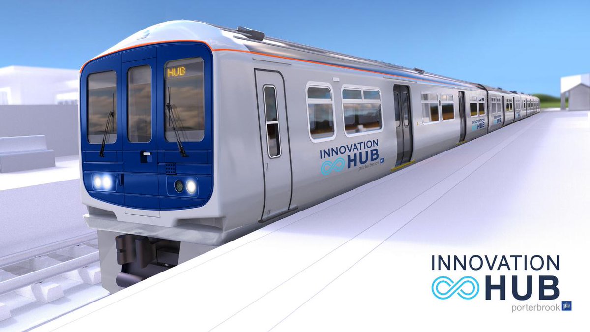 railliveuk's tweet photo. Come and see UK's first @PB_Leasing's pioneering #InnovationHub: a static train testbed to fast-track the development of new ideas and accelerate improvements to passenger services. #RailLive2019 https://t.co/M6Xln93fIE