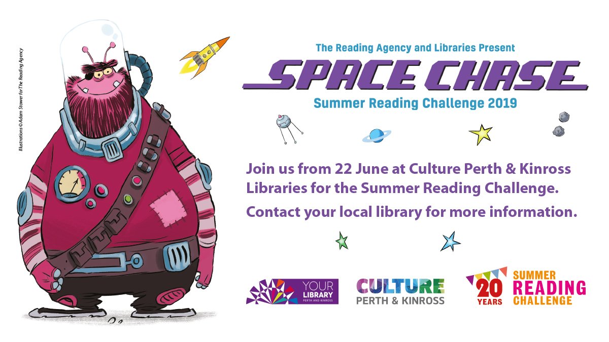 CPKLibraries's tweet photo. This Saturday at #StrathearnLibrary help us create some COSMIC bunting for the #SpaceChase. This FREE drop-in craft event is open to all primary age children and rising P1s. And don't forget you can sign up for the Summer Reading Challenge at the same time! https://t.co/gEOoFCJpgS