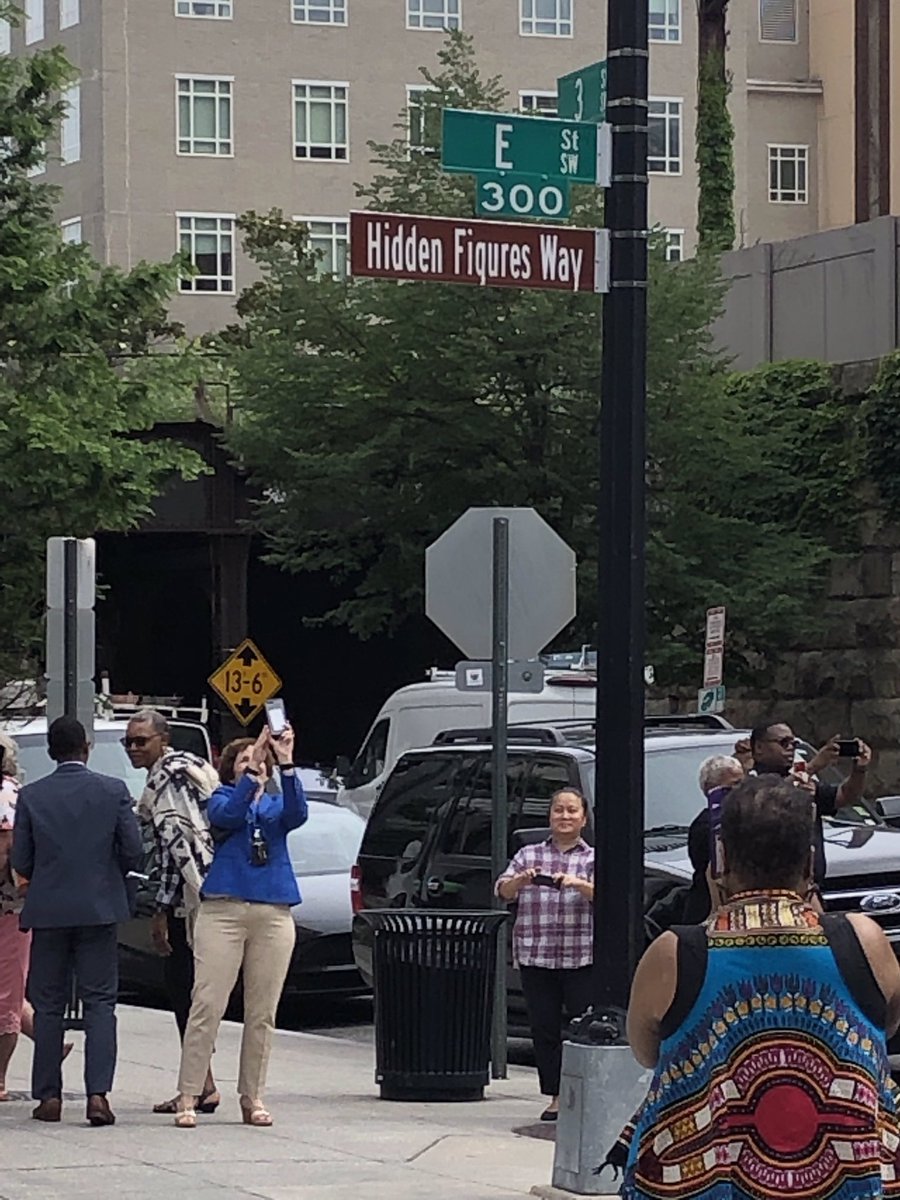 As we celebrate the 50th Anniversary of the Moon Landing, it’s amazing to see those who helped us achieve such a feat be celebrated.

<a href="/NASA/">NASA</a> HQ now resides on ‘Hidden Figures Way’. 💪🏾