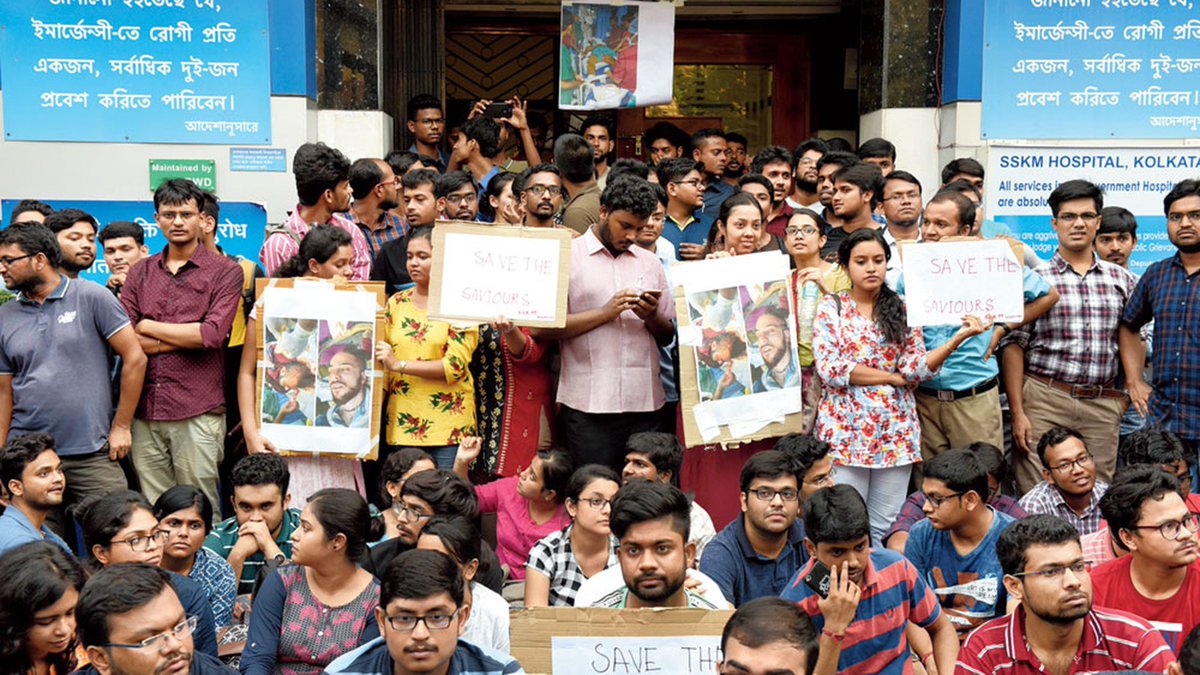 A day before yesterday doctors from all over the country were on strike. Their demand for 'safety at workplace' was not unfounded.Over the period of time we have seen a constant increase in violence against doctors in government as well as private hospitals.