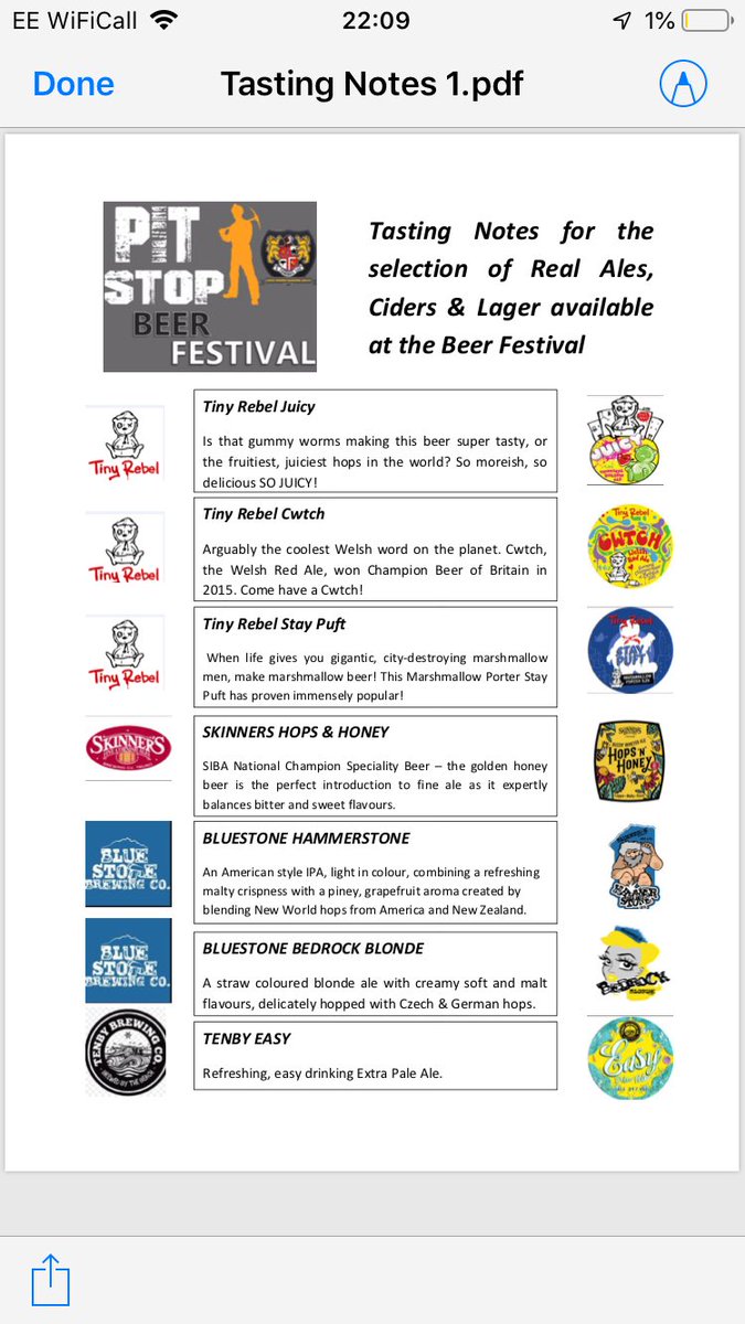 Tasting notes for some fantastic ales, ciders and lager at the beer festival from Friday. No charge for entry on Friday and Sunday or after 4pm on Saturday. <a href="/tinyrebelbrewco/">Tiny Rebel</a> <a href="/CAMRA_Official/">CAMRA</a>