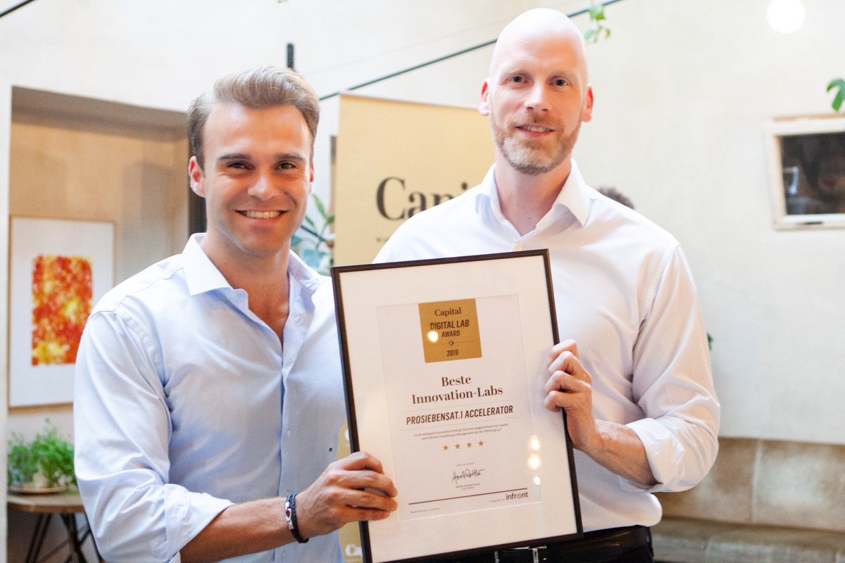 P7S1Group's tweet photo. Congrats @p7s1accelerator zum 1. Platz beim #LabAward von @capitalMagazin & @InfrontHamburg in der Kategorie „Innovation Scaling“! 🥳 Die aktuelle Studie beleuchtet rund 50 #Digital Labs & analysiert, wie innovativ diese wirklich arbeiten. 👉https://t.co/ozAw31lg8u @jenspippig https://t.co/WiltP6LJOw