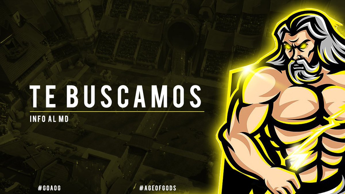 #Fichaje // <a href="/AgeOfGodsESport/">Age of Gods</a> 

Te estamos buscando! ⚡

Age Of Gods está en busca de nuevas caras para competiciones y necesitamos:⚠️

-Jugador 
-Manager 
-Coach 
-Co-Capitan

Si te interesa algún puesto llena el formulario!

#GoAoG #AgeOfGods

forms.gle/iQYDvy7S7yw3jk…