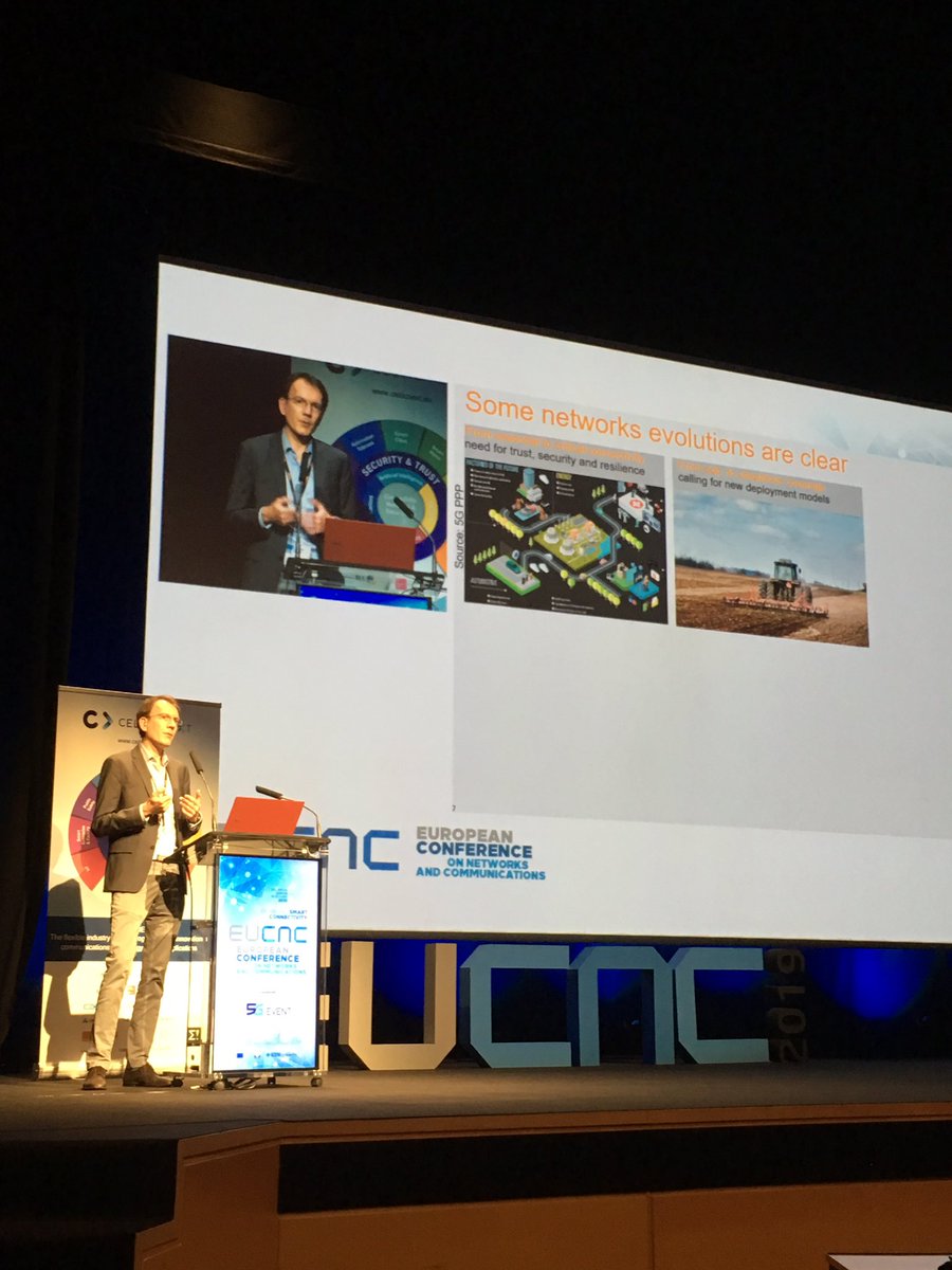CelticNext's tweet photo. Keynote on the Vision of future networks just starting. Thanks to Eric Hardouin from Ambient Connectivity Research Director @Orange_Future come to Auditorio 2 #CelticEvent @EUREKA_NETWORK @Eurescom #EUCNC2019 @EuCNC https://t.co/JNNWId8y3b