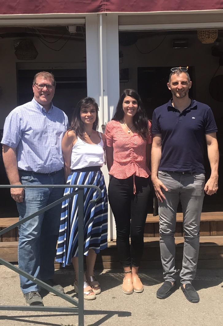 Volpy_Fr's tweet image. Heureux de participer au programme de coopération Corse - Gaspésie de l&apos;@ADEC_Corse et du Technocentre des TIC Gaspésie–Îles-de-la-Madeleine. 🇨🇦
Merci à Carol Cotton &amp;amp; Lee-Ann Fitzpatrick de votre visite et pour ce riche échange 💪