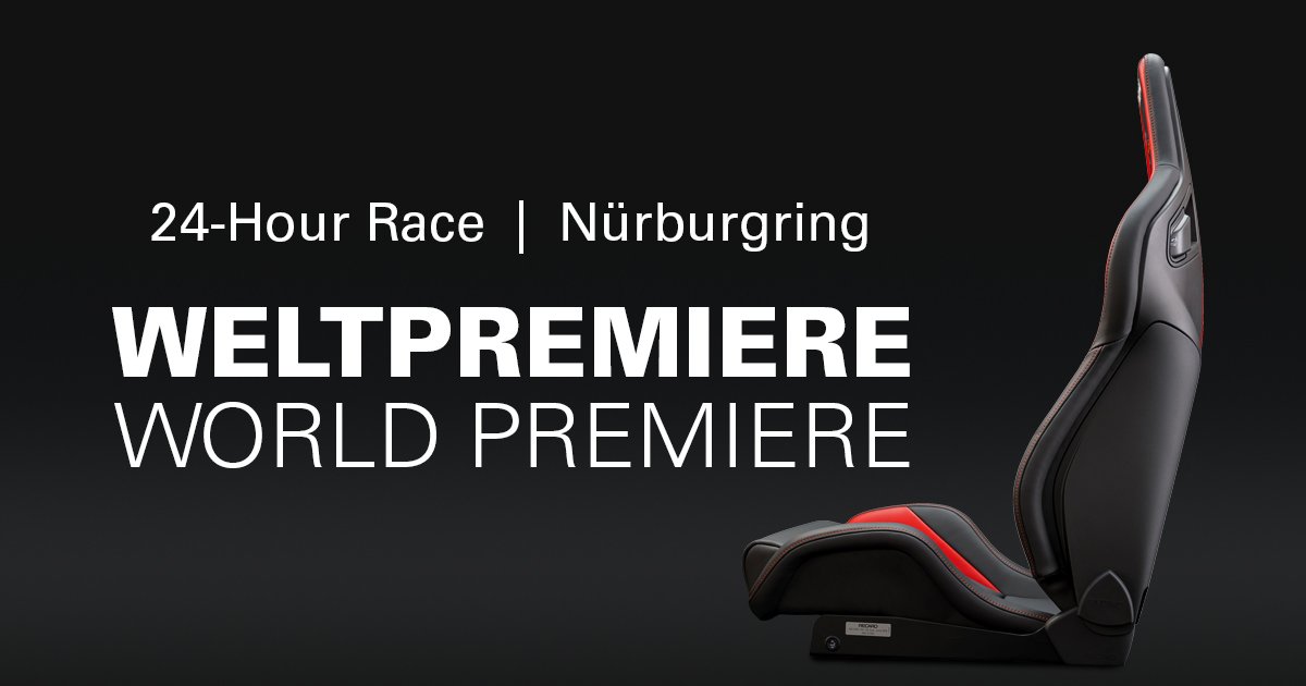 recaroauto's tweet photo. You can experience the "Nürburgring Edition" live in the ring°boulevard at its world premiere during the @24hNBR race. It is also in the ring°boulevard that our RECARO Performance Challenge is taking place. Get the best time!
#RECARO #PerformanceSeats #LimitedEdition https://t.co/7WMkPwxqSO