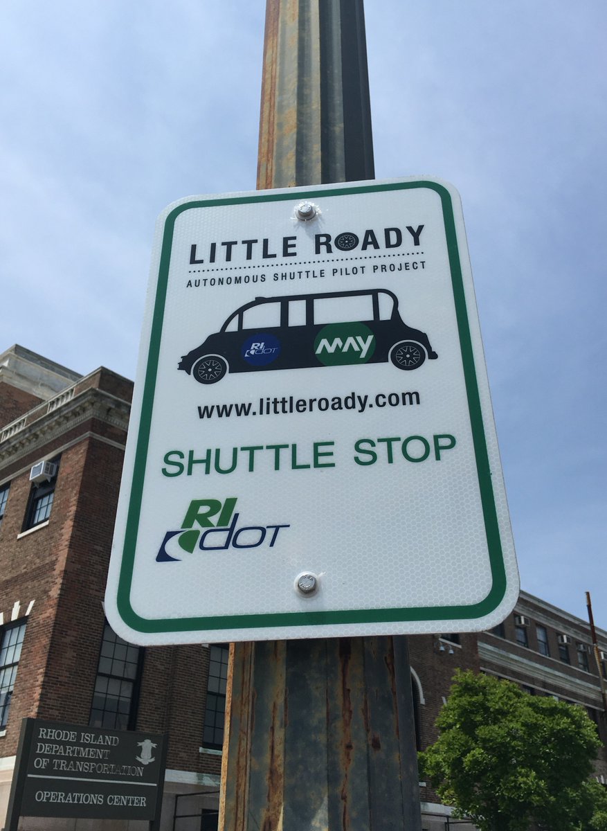 RIDOTNews's tweet image. Have you tried @RIDOTNews Little Roady? This autonomous vehicle service operates seven days a week from 6:30am-6:30pm. Visit us at littleroady.com #LittleRoady