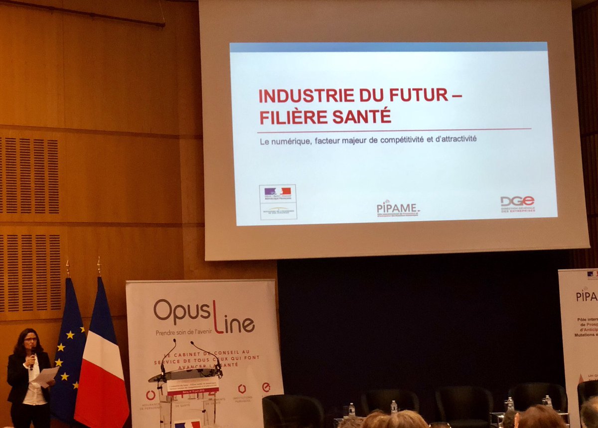 AlexandrevLowis's tweet image. À #Bercy pour la remise de l’étude du #PIPAME sur les enjeux et perspectives de la filière industries et technologies de santé🔬
#IA #BigData #Numérique ... quels impacts pour notre industrie?