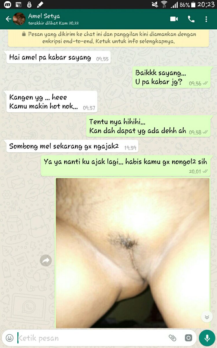 DarmadaDek's tweet photo. Hasil chat hari ini ...oh amel ku bikin penasaran kamu yang.... https://t.co/bIdL3ciVrP