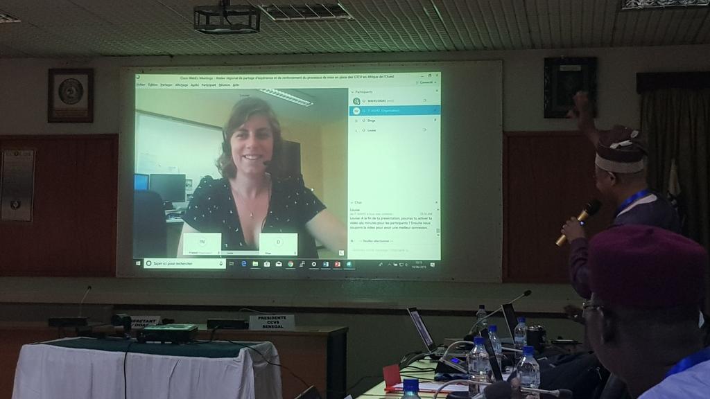 OoasWaho's tweet photo. "This is the first regional NITAG experience sharing workshop under the leadership of @OoasWaho" Virtual presentation by Louise Henaff. #WAHONEWS #PromotingHealthThroughRegionalIntegration https://t.co/O0Qb7uXIqI