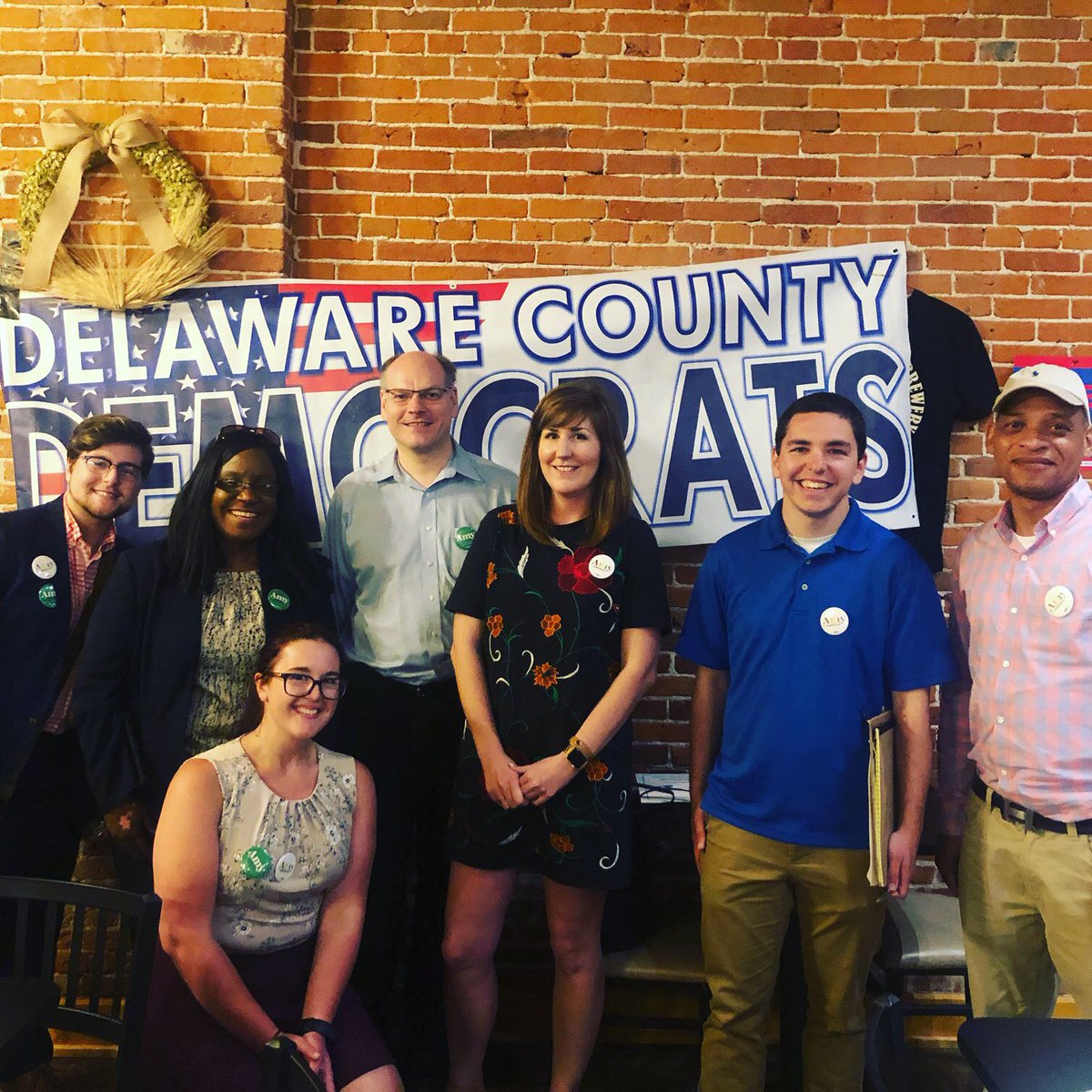 While I’m in Washington this week, my husband John is everywhere in Iowa...speaking at the <a href="/AnkenyAreaDems/">AnkenyAreaDemocrats</a> meeting, &amp; meeting friends at the Delaware County Dems Summer &amp; the Buchanan County Dems Hot Dog Caucus. Yes, that’s right, the hotdog caucus!  🌭 #IACaucus #Amy4Iowa
