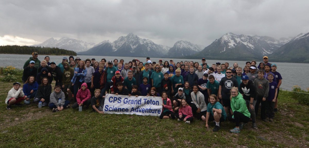 Szydlowskim's tweet image. CPS Teton Trip #4 on Yellowstone Day #TetonsCPS