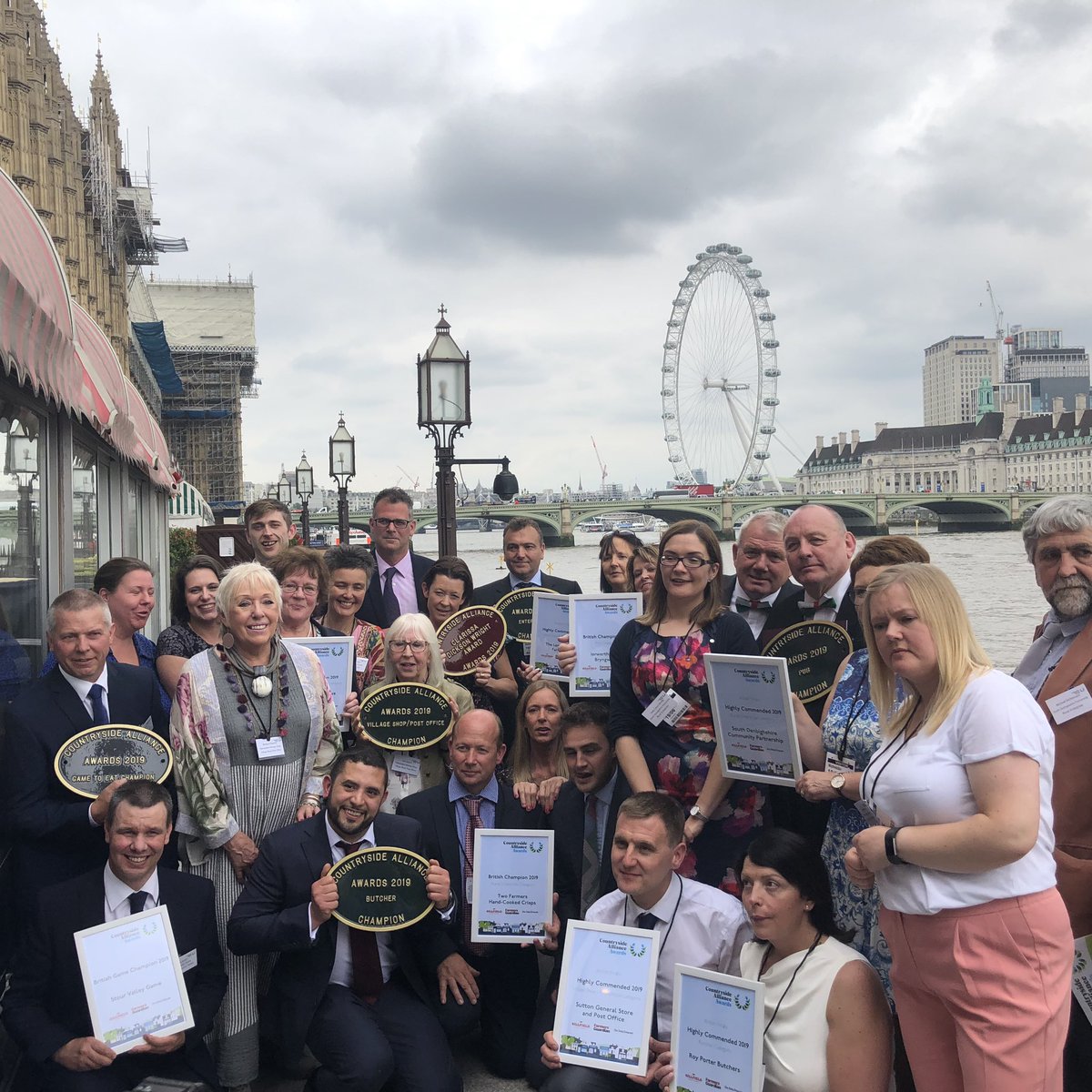 Congratulations to all the champions in the 2019 Countryside Alliance Awards. We 're proud to recognise those who go the extra mile for their communities and the rural way of life #RuralOscars

Keep an eye out for 2020 nominations opening later this year.