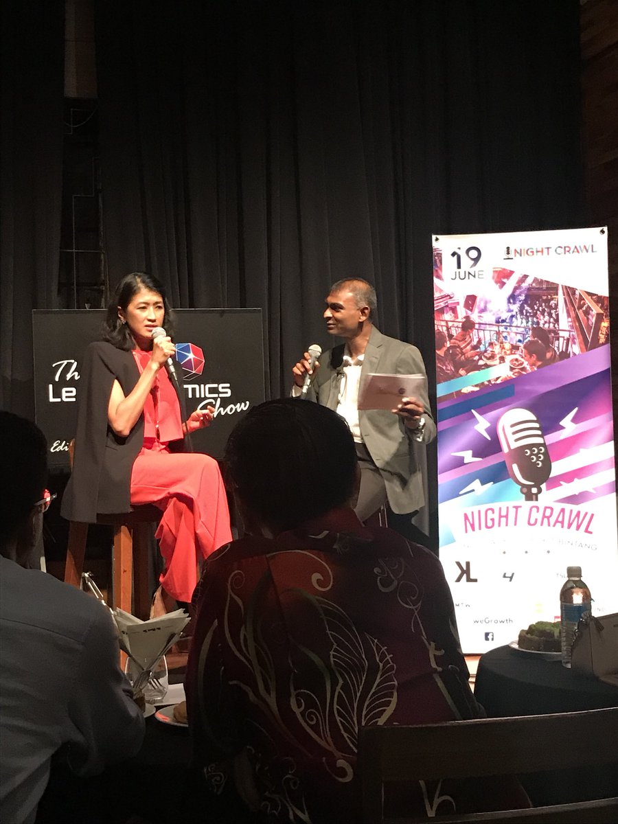 ngaiyuen's tweet photo. “I am enough!” asserts @iSurinaShukri at the #NightCrawl2019 for @mytechweek while advocating that more Malaysians step up to tell their stories and contribute! https://t.co/KXJzdOjltQ