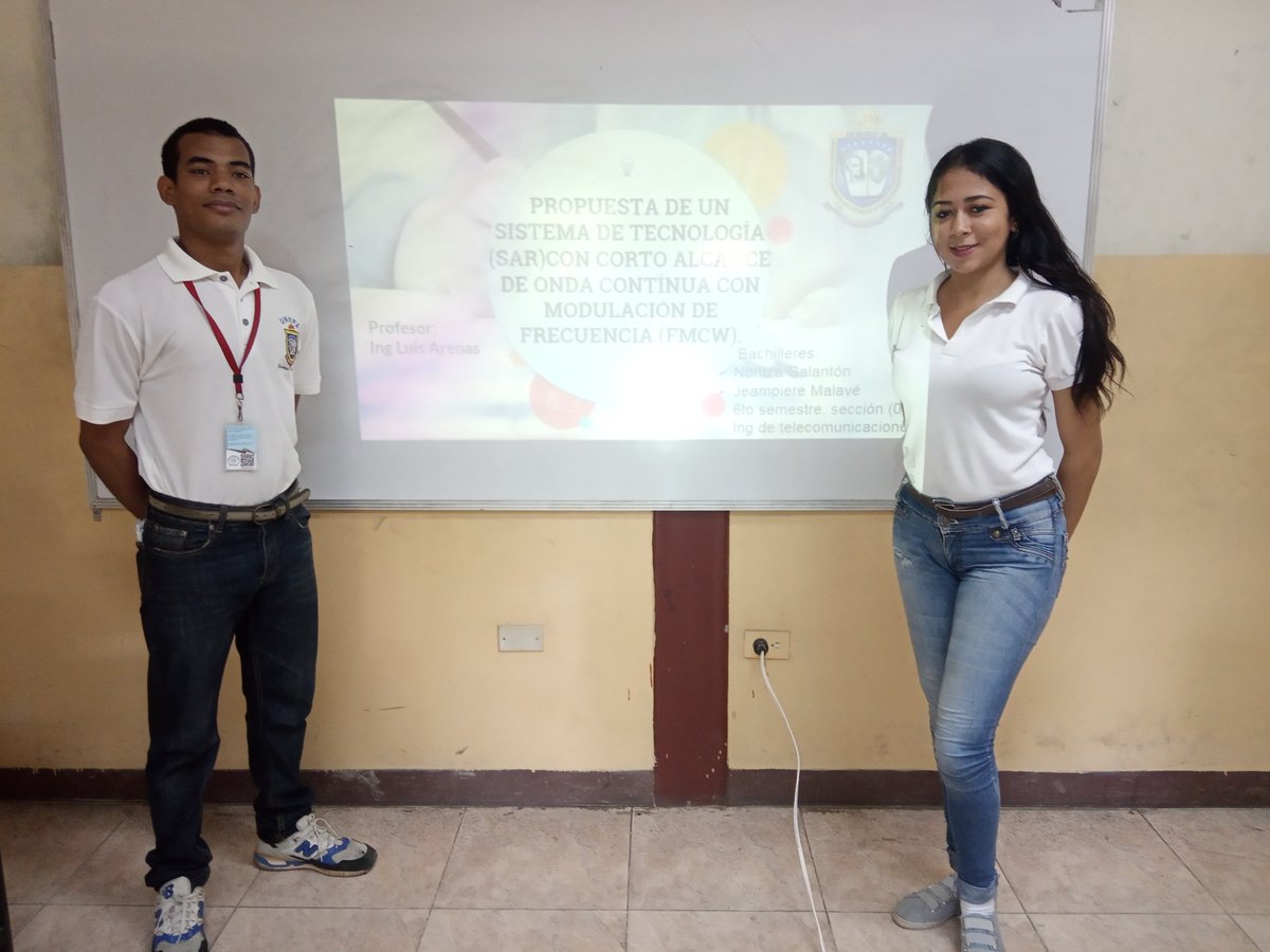 GCNucleoSucre's tweet photo. Hoy #19Junio, Estudiantes del 6to semestre de Ing. de Telecomunicaciones del @GCNucleoSucre realizaron presentación de Proyecto final como requisito para aprobar la cátedra de Microondas, bajo la Tutoría del Prof. Luis Arena, Docente de la @unefa_ve @UnefaVrrOrienta @Neriogalban1 https://t.co/P2URt6djfs