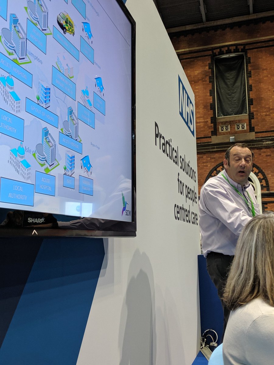 Peter Cambouropoulos from <a href="/CHIEnews/">Care and Health Information Exchange</a> sharing powerful patient stories on the need for shared care records and how they enable safer care @Confed19 @NHSscwcsu #Confed19 #DigitallyEnabledCare