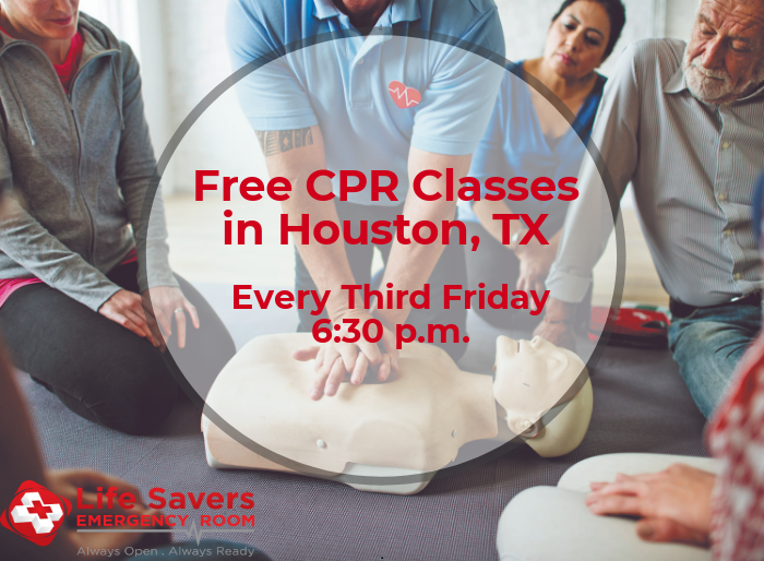 LifeSaversERTX's tweet photo. Gain the skills to help the one in need! Join us for a free CPR class this Friday at 6:30 p.m. sharp. Walk into Life Savers ER #Houston, TX to attend a #freeCPRClass and get #CPR Certification.
#CPRClassesHouston #CPRCertification #CPRTraining #EmergancyServicesHouston #Emergency https://t.co/TGnDl8w0LS