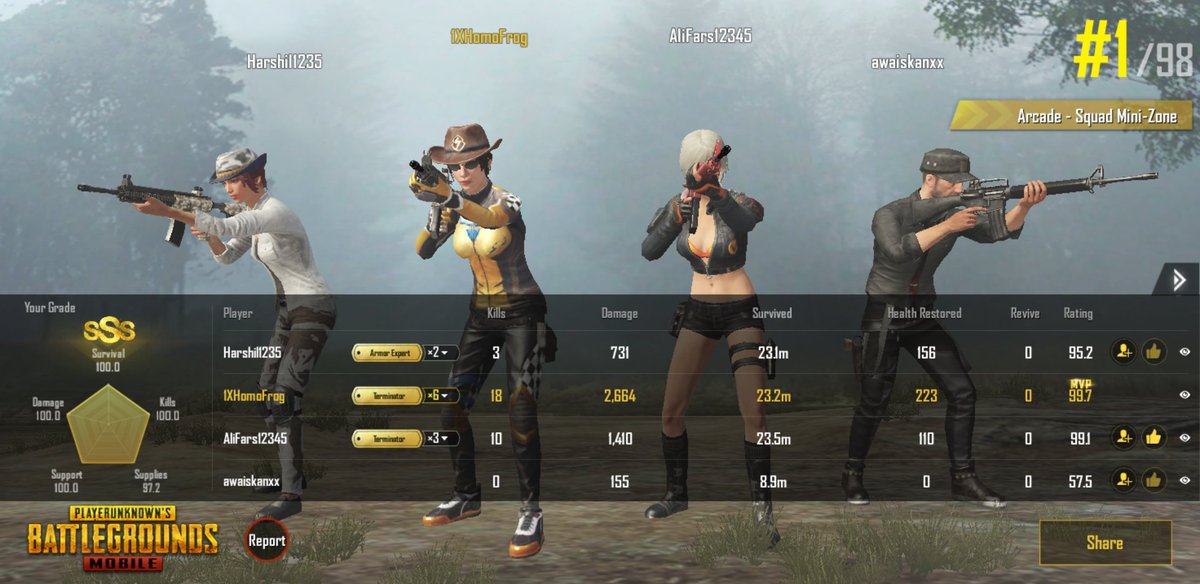 1xHomoFrog's tweet photo. 18 kills 😎😎 https://t.co/W6b8O7SLEP