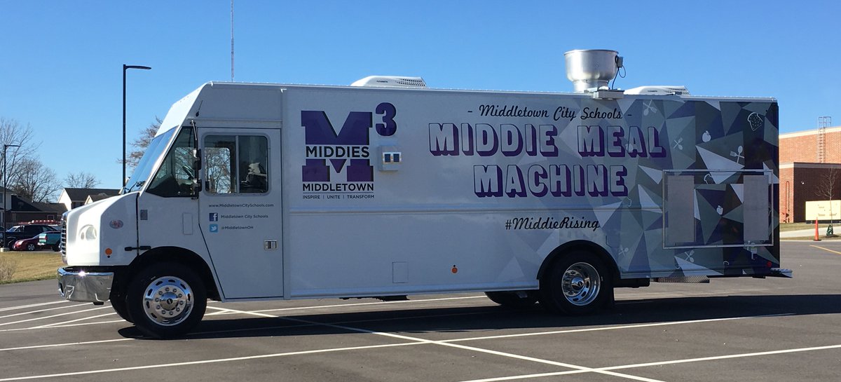 3...2...1...the MIDDIE MEAL MACHINE! We will start serving on TUESDAY, JUNE 25, 11:30 AM, at Wildwood Elementary. All children ages 2 to 18 = FREE; Adults = $3, cash only. Schedule: bit.ly/2ZyMkPA #MiddieRising #ThisIsWe #DiversityRising #DPLIS