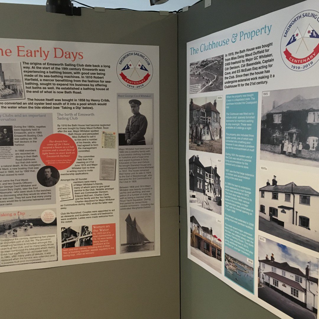 The history of Emsworth Sailing Club has been documented in a set of 11 poster. I have been working with a wonderful team at the Club to produce these. They have an amazing photo archive that made the job so much easier.
#emsworth #esc #exhibitiondesign #graphicdesign