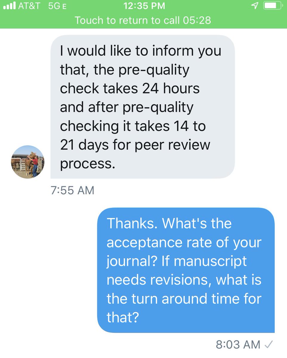 I then asked about turn-around times between submission and publication and, specifically, about peer review 13/n