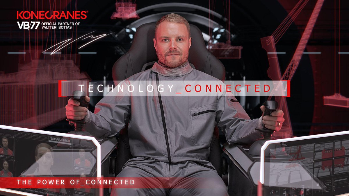 Konecranes's tweet image. .@ValtteriBottas believes that smart machines require even smarter and better-trained people to operate them. At Konecranes, we agree; we think of #automation as more of an assisting partner.  Let us tell you why. ➡️ kncrns.com/BB2 💡 #porttechnology